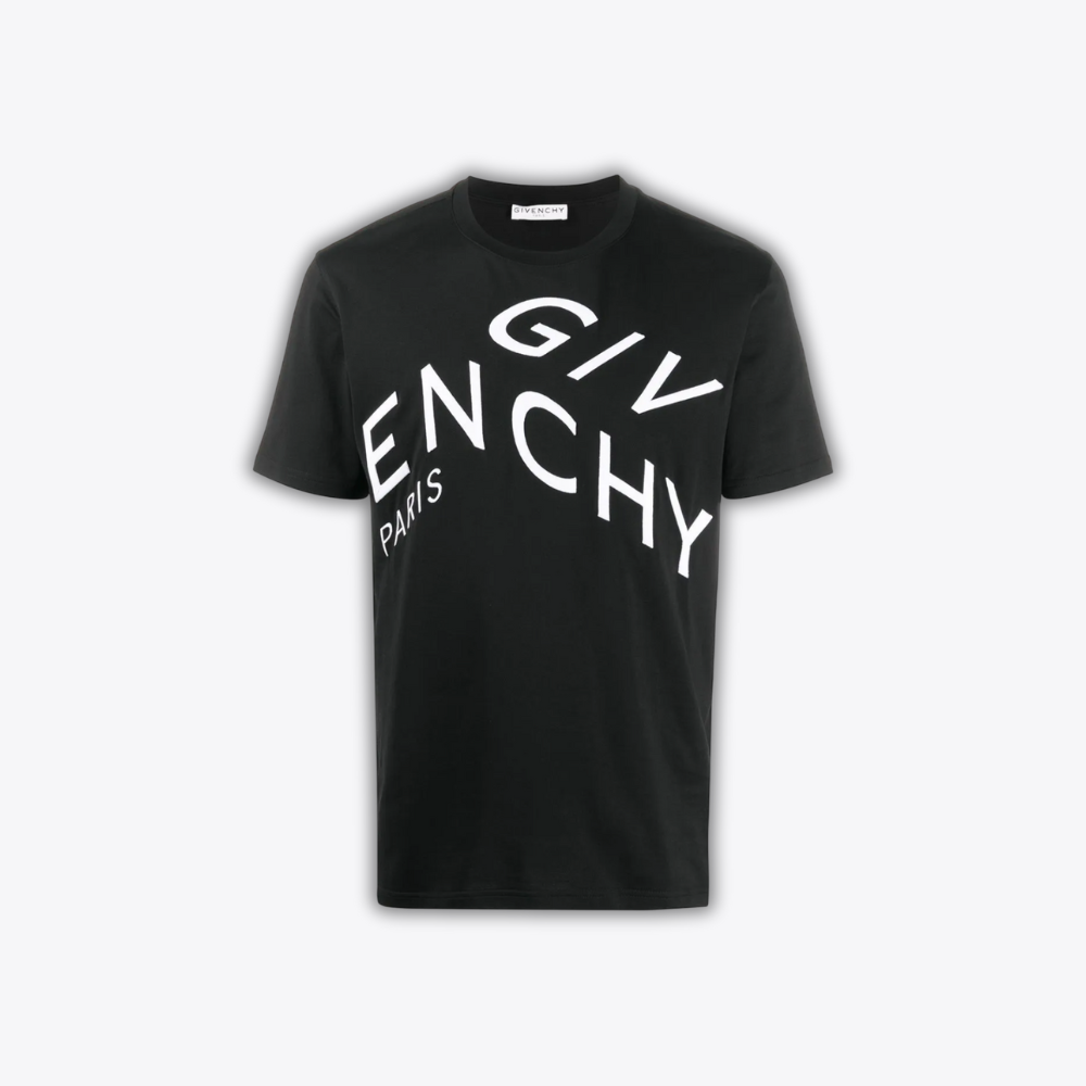 Givenchy Refracted Logo T-Shirt - Black/White