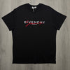 Givenchy Multi-Logo Embroidered T-Shirt - Black/Red