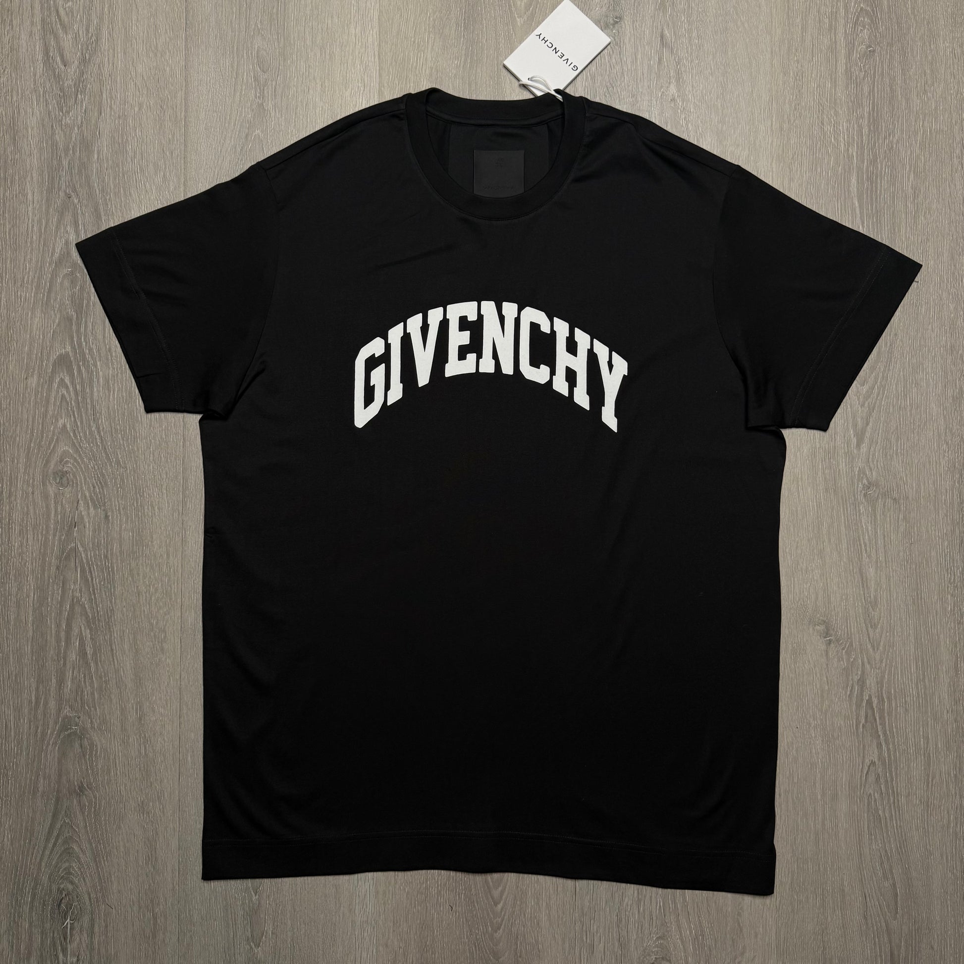 Givenchy College logo printed T-shirt - Black/White