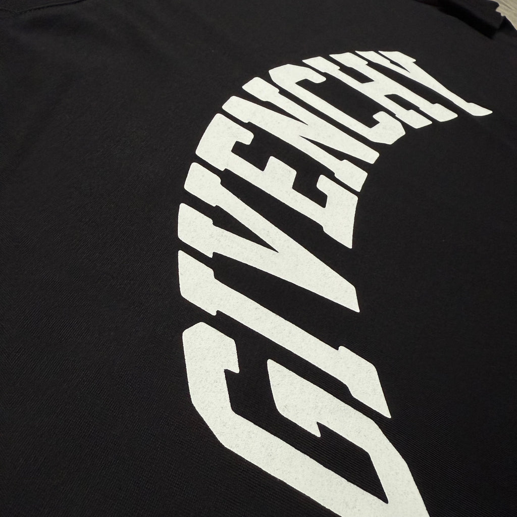 Givenchy College logo printed T-shirt - Black/White