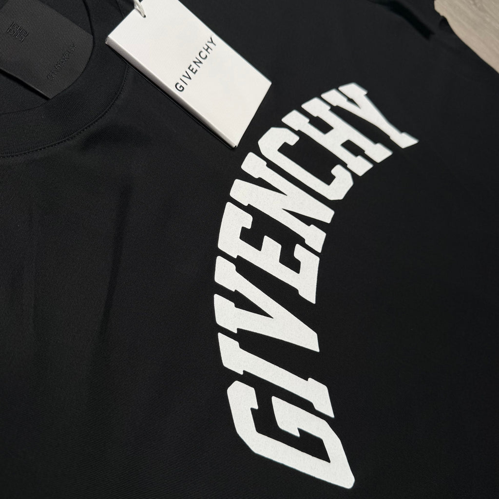 Givenchy College logo printed T-shirt - Black/White
